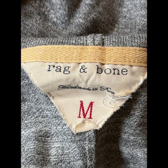 Rag & Bone T Shirt Small Mens Gray Heather Short Sleeve Pocket Tee - Picture 6 of 7